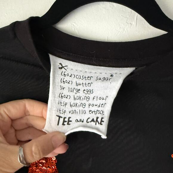 Topshop Tee and Cake Flame Sequin Sheer Mesh Top Size XS Rave Festival Y2K - Picture 2 of 7